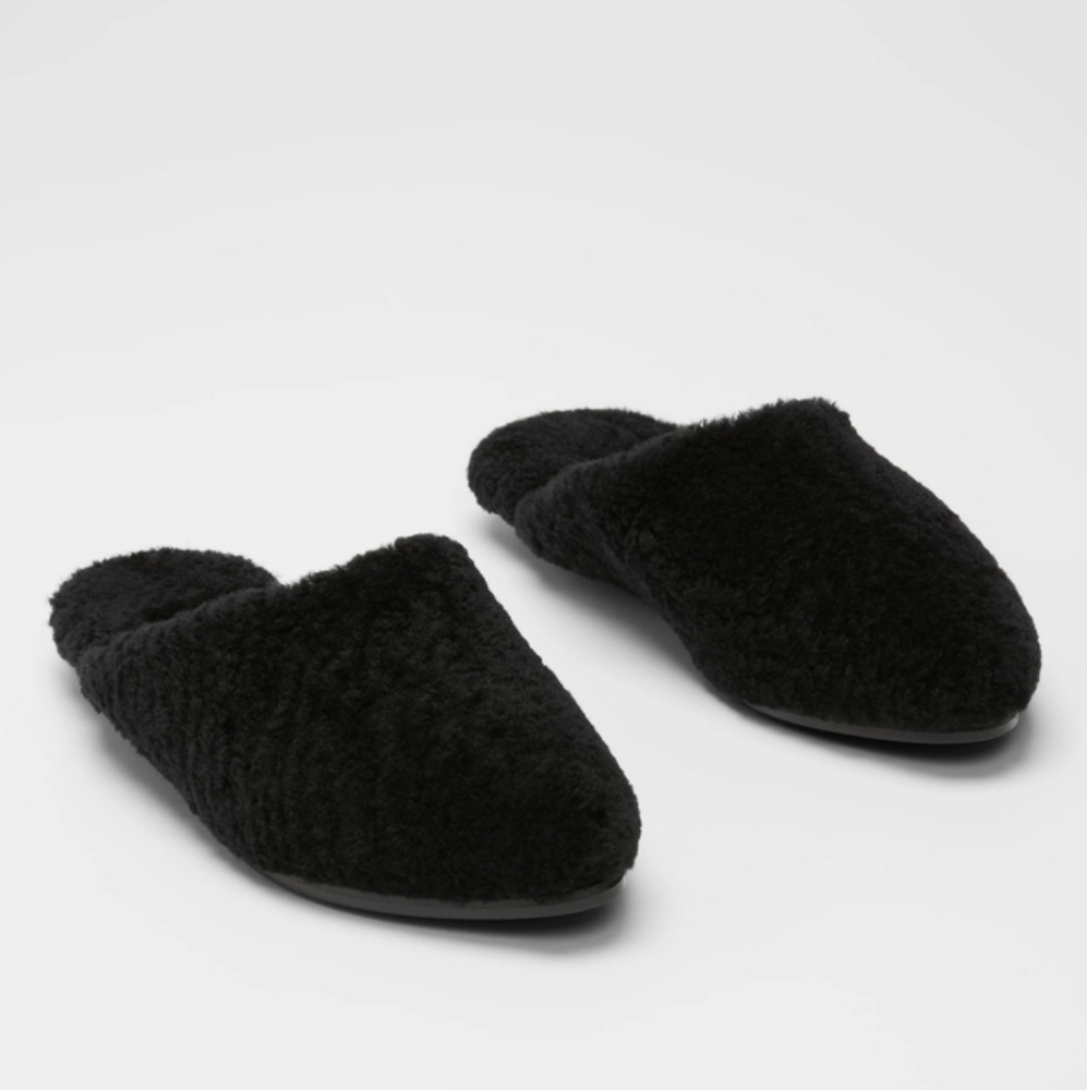 Nib* Eileen Fisher 'Blog' Shearling Mule, Size 8 - image 2